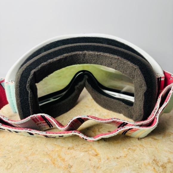Von Zipper‎ Womens Sizzle Snow Goggle Candy Stripe White Smoke Pink Irridescent main image 10